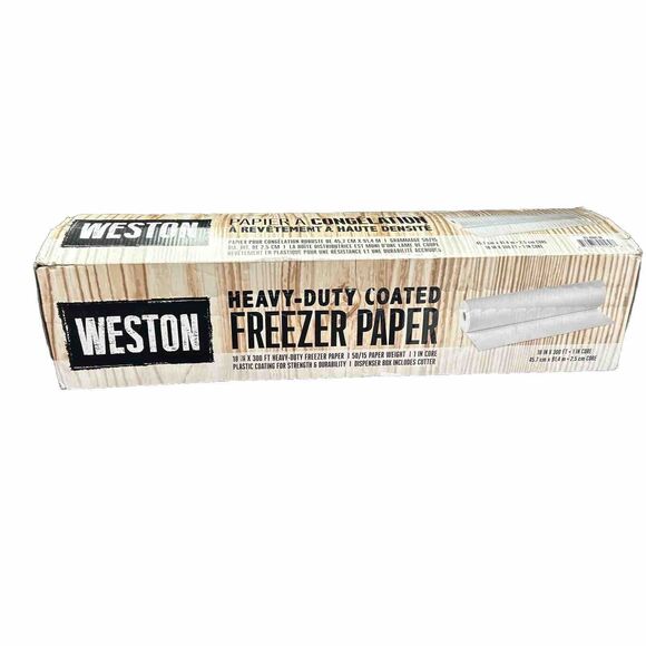 Weston Heavy Duty Freezer Paper in Dispenser Box, 18 in x 300 feet w/ Cutter - Picture 1 of 3